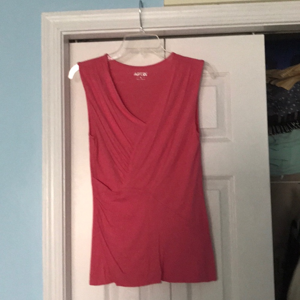 apt 9 pink sleeveless top
